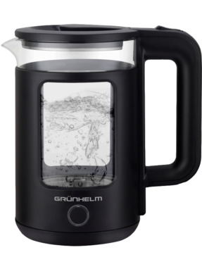 Електрочайник Grunhelm EKS-1810S Transparent/Black (EKS-18100SB)