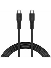Кабель синхронізації Canyon  60CLType-C to Type-C Black 60W 1m Black (CND-CCAP60AB10B)