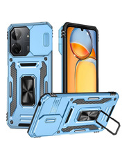 Чохол Camshield Army Ring для Xiaomi Redmi 15C (Global) / Poco C85 (Global) Light Blue Light Blue (6931874205)