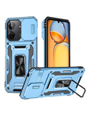 Чохол Camshield Army Ring для Xiaomi Redmi 15C (Global) / Poco C85 (Global) Light Blue (6931874205)