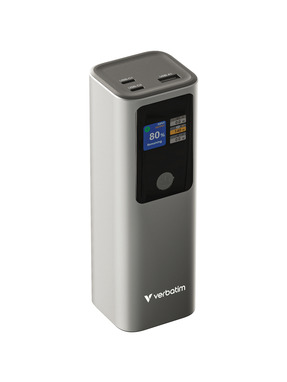 Павербанк Verbatim Charge 'n' Go 2xUSB-C + 1xUSB-A 183W 27000mAh Gray (32269)