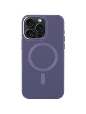 Чохол Bonbon Leather Metal Style with MagSafe для Apple iPhone 14 Pro Lavender