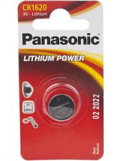 Батарейка Panasonic CR1620 Lithium 1шт (CR-1620EL/1B)