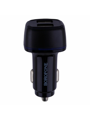 Автомобільний зарядний пристрій Borofone BZ14 Max 20W 2 USB-A White (BZ14CW)
