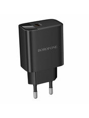 Мережевий зарядний пристрій Borofone BA97A Ilustre (1 USB-C) 30W Black