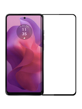 Захисне скло PowerPlant Full Screen для Motorola Moto G24 глянсове (GL604781) Black