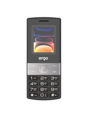 Кнопковий телефон Ergo B185 Black