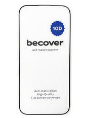 Захисне скло BeCover 10D для Apple iPhone 16 Pro Black глянсове (712323)