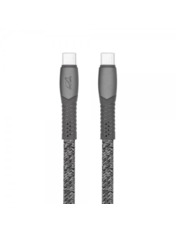 Кабель синхронізації RivaCase PS6105Type-C to Type-C 18W 1,2m Grey