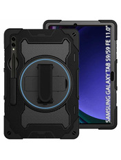 Чохол BeCover Horizontal handle Samsung Tab S9/S9 FE X710/X716/X510/X516 Black (712916)