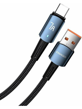 Кабель синхронізації Essager Sunset USB to Type-C 100W 2m Blue (EXC7A-CGA03-P)