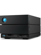 Портативний HDD LaCie 2big Dock V2 USB 3.2 Black 40 ТБ 40TB 3.5" USB 3.2 Black (STLG40000400)