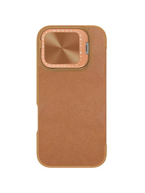 Чохол-книжка Nillkin Qin Prop для Apple iPhone 16 Pro Brown (6941728503)