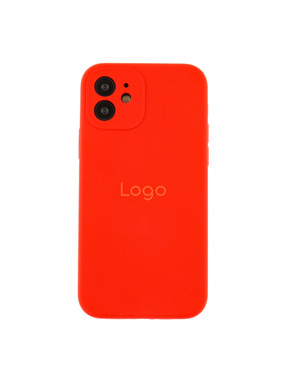 Чохол Silicone Case Full Size with Frame для Apple iPhone 12 Red (6985241037)