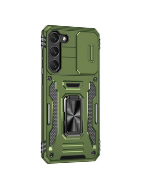 Чохол Camshield Army Ring для Samsung Galaxy S906 S22+ Army Green (6985174320)
