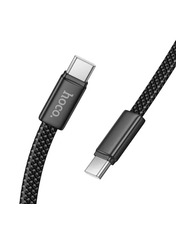 Кабель синхронізації Hoco X125 Exceso Type-C to Type-C Black 1 60W 1m Black Ні