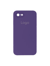 Чохол Silicone Case Square Full Camera для Apple iPhone 7/8/SE 2 Amethyst Amethyst (6983741025)