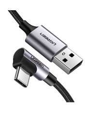 Кабель синхронізації Ugreen US284 USB to Type-C 1 18W 1m Black (50941)