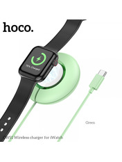 Мережевий зарядний пристрій Hoco CW51 Wireless charger (1 USB-C) 2,5W Green