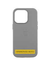 Чохол Leather Case with MagSafe для Apple iPhone 16e Light Gray