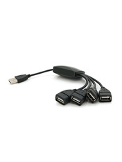 USB-хаб Pino Q250 USB-A (4xUSB 2.0) Black (YT-HHy4)