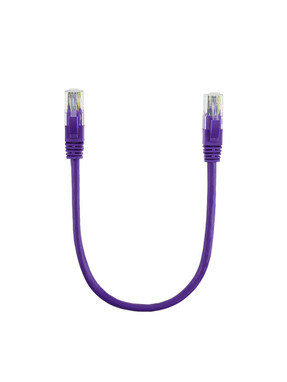 Мережевий патч-корд Ritar COPPER Cat.5e UTP 0,25m Violet (PCR-CU / 0.25Pe)