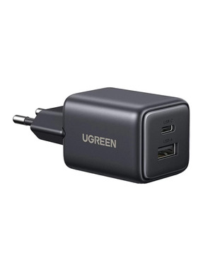 Мережевий зарядний пристрій Ugreen X514 (1 USB-A + 1 USB-C) 20W Black (UGR-65737)