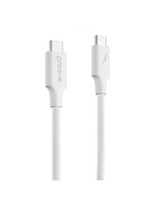 Кабель синхронізації Proove Striped Silicone Type-C to Type-C White 60W 1m White (CCSS60002202)