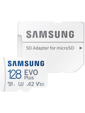 Карта пам'яті Samsung Evo Plus microSDXC 128GB UHS-I U3 + SD-adapter 128 ГБ Так UHS-I U3