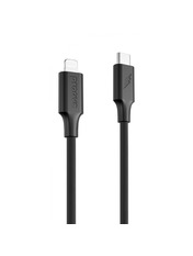 Кабель синхронізації Proove Striped Silicone Type-C to Lightning Black 27W 1m Black (CCSS00002101)