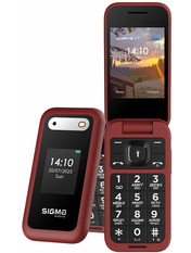 Кнопковий телефон Sigma X-style 281 Clik Red Red (4827798151426)