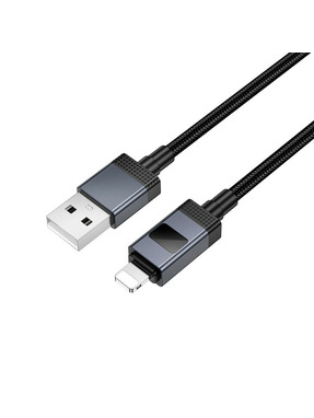 Кабель синхронізації Hoco X118 Generous USB to Lightning 1m Black