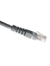 Мережевий патч-корд OK-net 24AWG Cat.5e UTP 10 Gray Сірий 10m Gray (OK-PC2500G)