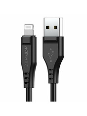 Кабель синхронізації ACEFAST C3-02 USB to Lightning Black 1,2m Black (AFC3-02B)