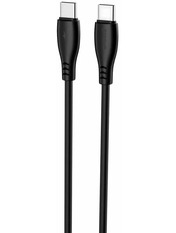Кабель синхронізації Proove Simple Silicone Type-C to Type-C 2 Black Ні 60W 2m Black (CCSI60002221)