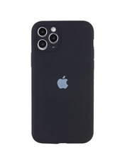 Чохол Silicone Case Full Camera (MC) для Apple iPhone 12 Pro Max Black