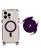 Чохол LanyardCase для Apple iPhone 16 Pro Dark Purple