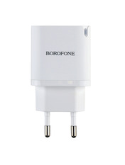 Мережевий зарядний пристрій Borofone BA85A Відсутній (2 USB-C) 35W White