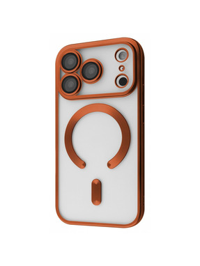 Чохол Cosmic Metal Matte Case with Magnetic Ring для Apple iPhone 17 Pro Orange (6972583104)