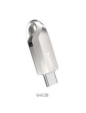 USB накопичувач Hoco UD8 Smart Drive 64GB Silver (HOCOUD8OTGS/64GB) 64 ГБ