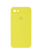 Чохол Silicone Case Square Full Camera для Apple iPhone 6/6S Yellow