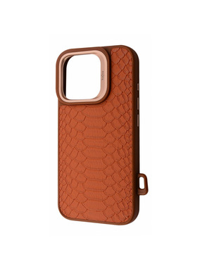 Чохол UAG Copy Snake Pattern with Magnetic Ring для Apple iPhone 16 Pro Brown (6978410253)