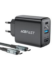 Мережевий зарядний пристрій ACEFAST A17 GaN 65W Black Відсутні 65 Black Відсутній