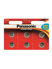 Батарейка Panasonic CR2016 Lithium 6 6шт (CR-2016EL/6B)