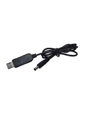 Кабель живлення Pino USB to DC 5.5х2.1mm (M) 0,2m Black