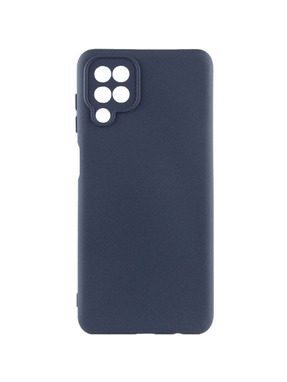 Чохол GETMAN Liquid Silk Full Camera для Samsung Galaxy A125 A12/M127 M12 Midnight Blue (6928471053)
