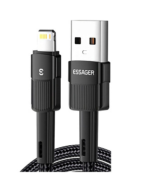 Кабель синхронізації Essager Star USB to Lightning 10W 1m 90° Black (EXCL-XC01)