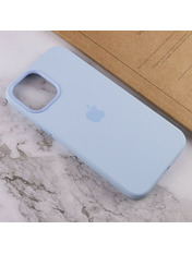 Чохол Silicone case full with Magsafe and Animation для Apple iPhone 12 Pro Max Cloud Blue