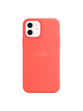 Чохол Silicone Case with MagSafe для Apple iPhone 12/12 Pro Pink Citrus (6938174205)