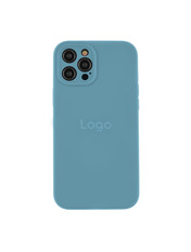 Чохол Silicone Case Full Size with Frame для Apple iPhone 12 Pro Azure Azure (6913740825)